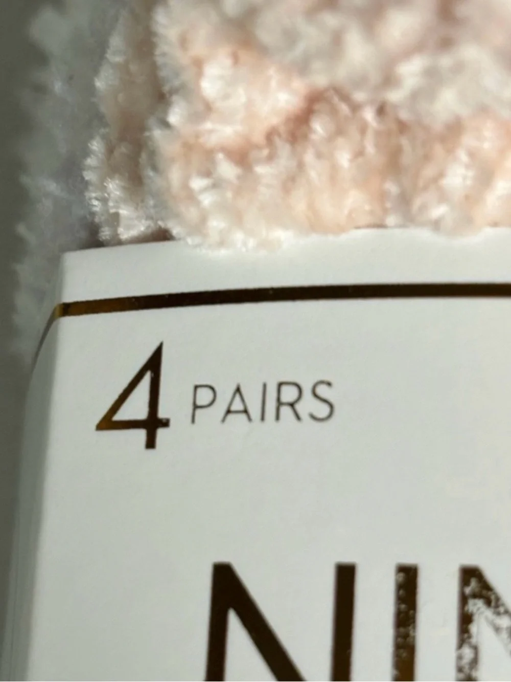 New Nine West Socks Women’s 4 Pair Soft Cozy Plush Fuzzy Lounge Socks Casual